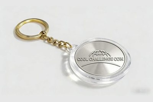 Coin capsule with key ring